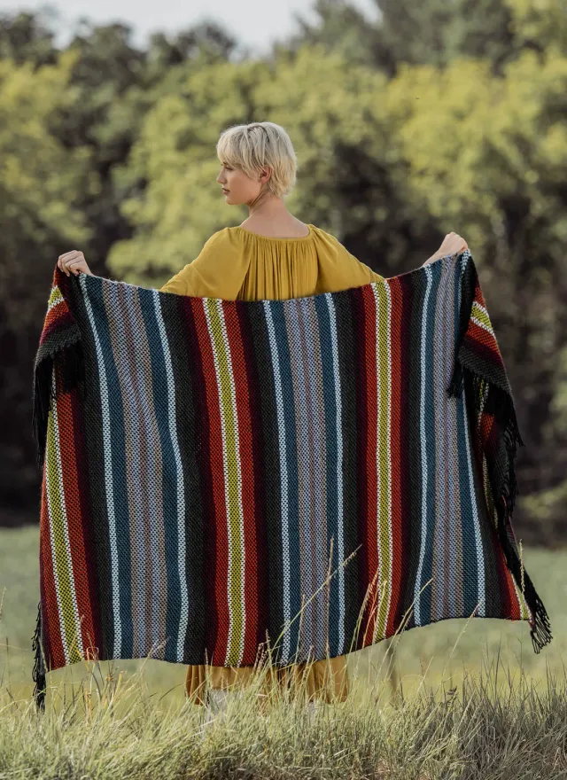 Blue Sky Fibers Bellville Throw Strickanleitung Woolstok