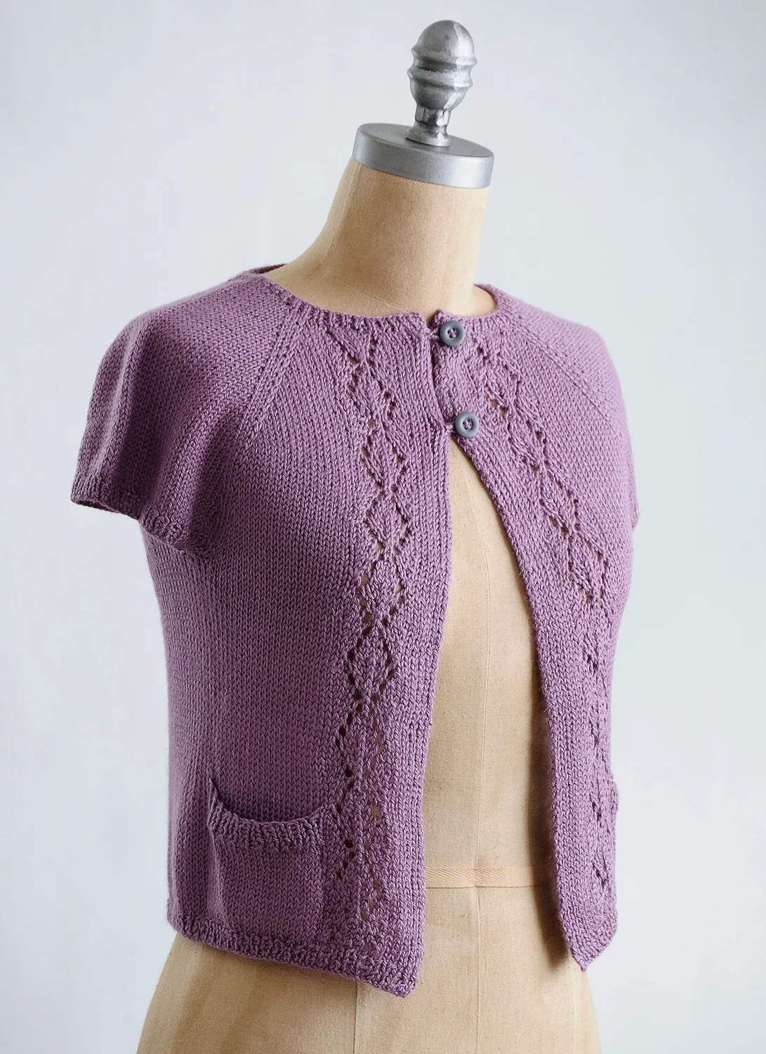 Blue Sky Fibers Cecily Silk Cardigan Strickanleitung Download