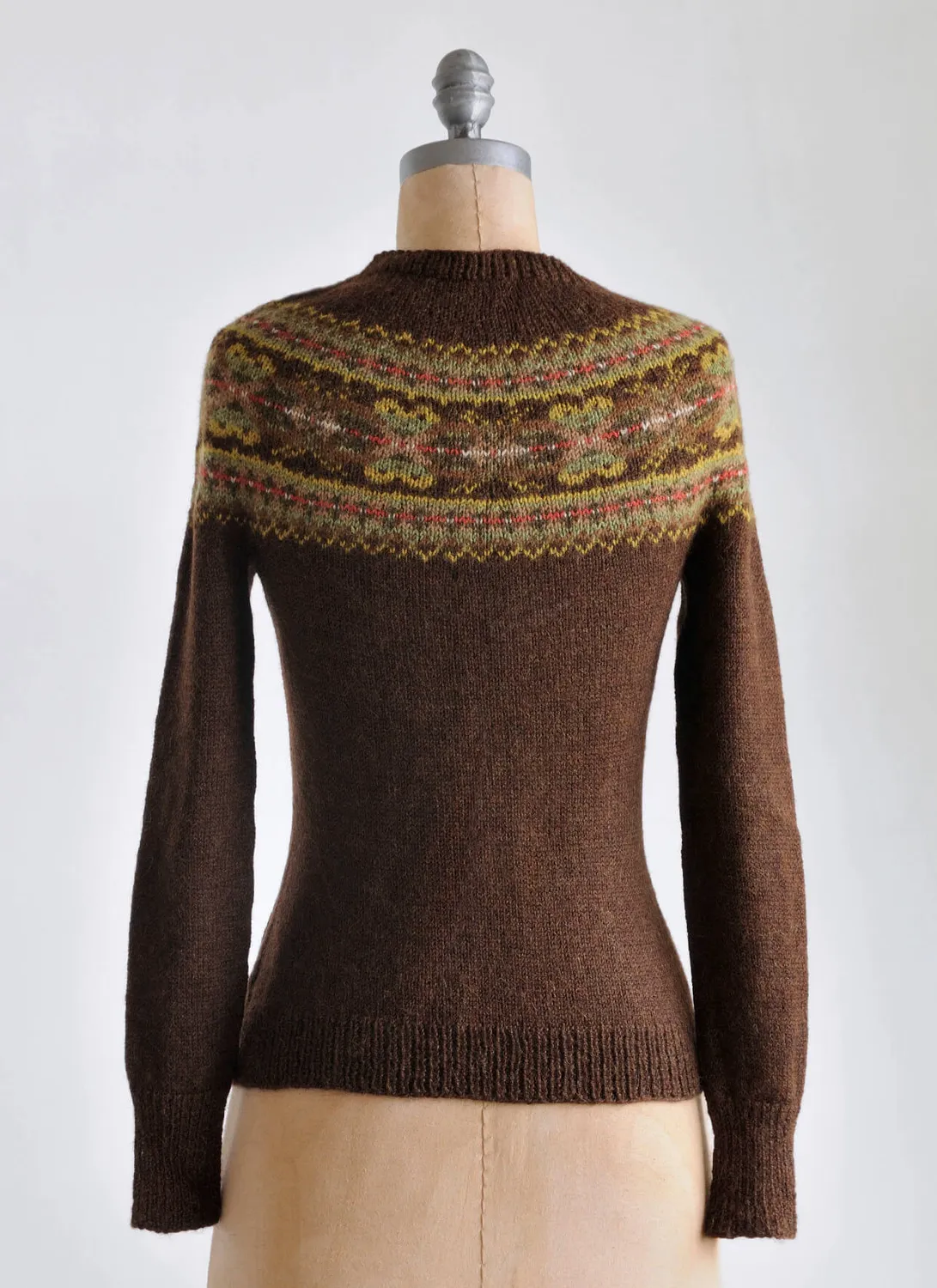 Blue Sky Fibers Classic Series Secret Garden Cardigan Strickanleitung Fair Isle