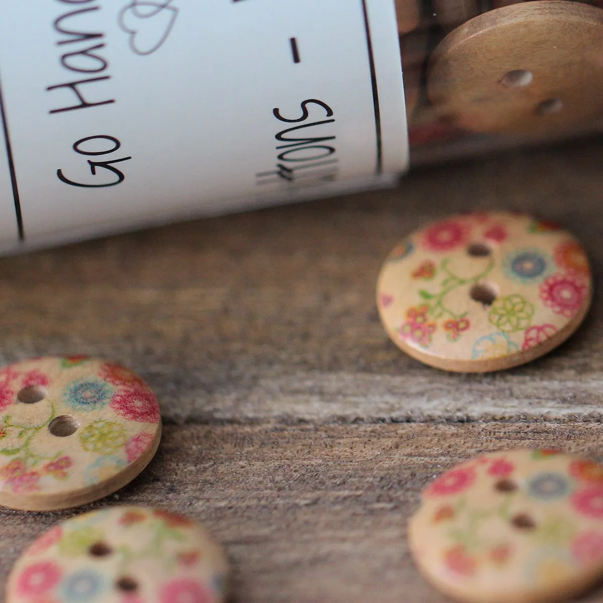 Go Handmade Mini Flowers Deko 15 mm 8 Stück