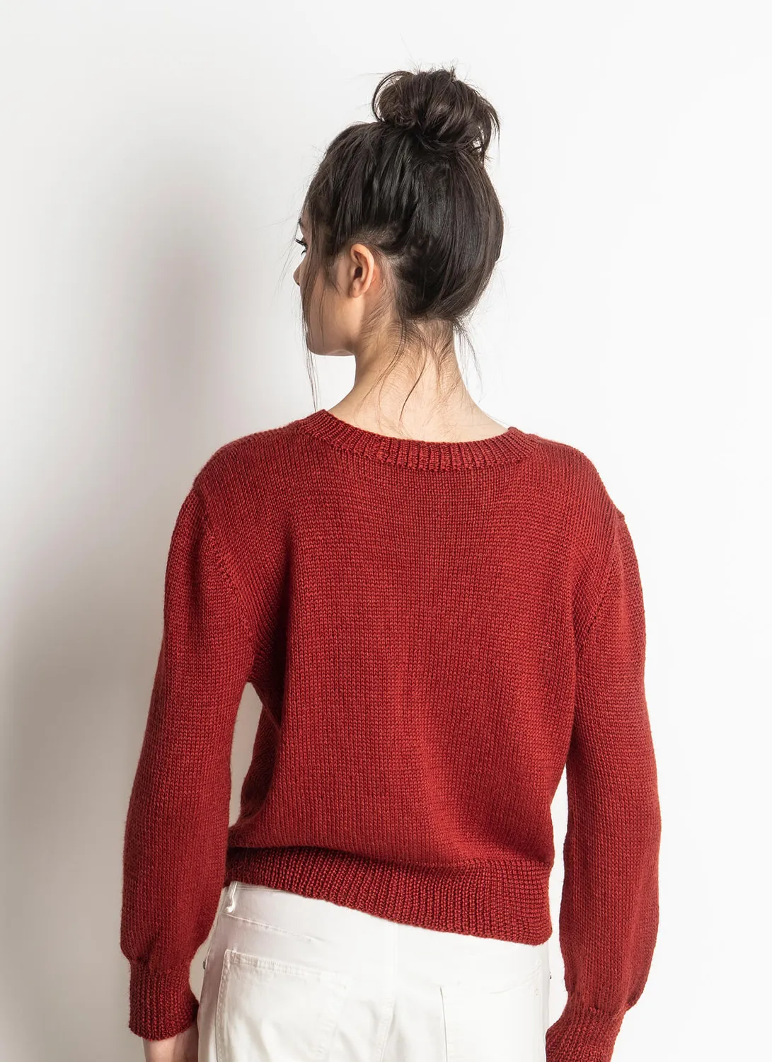 Blue Sky Fibers Classic Series Lake Melissa Sweater Strickanleitung Seide