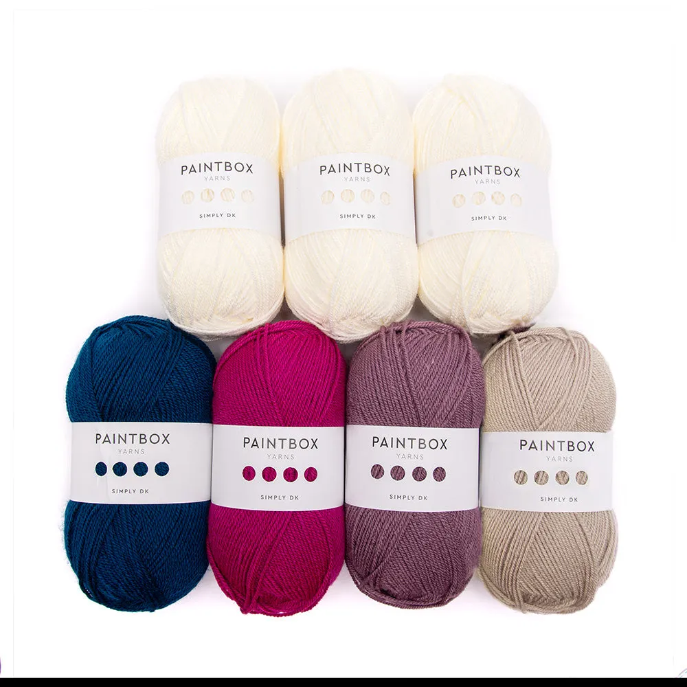 Paintbox Yarns Simply DK Poncho Farbpack Original 7x100g