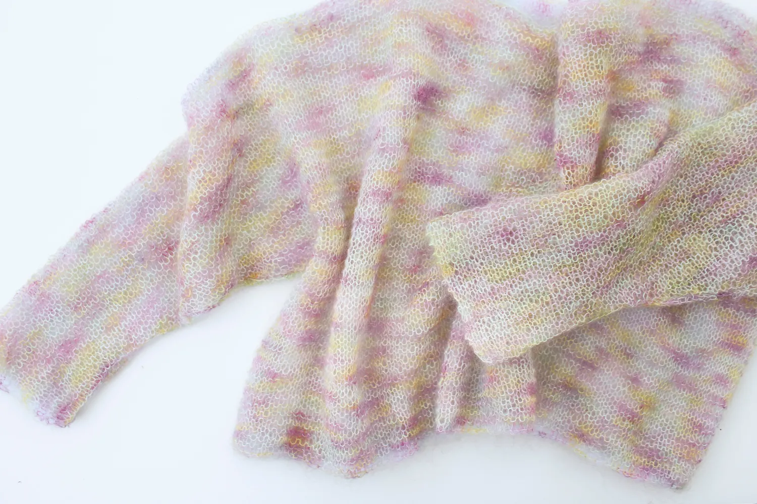 Madelinetosh Allegro Sweater Kit Strickset Texas Tulips S-L