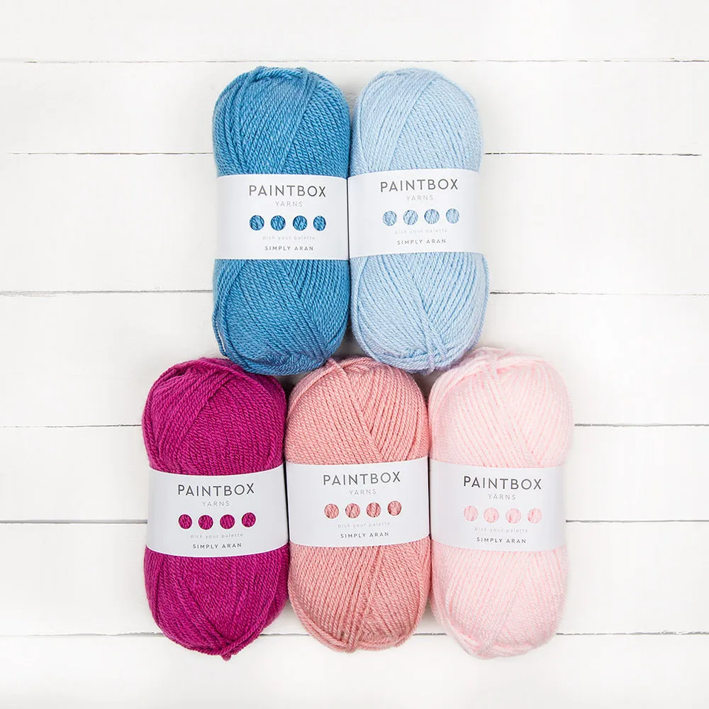 Paintbox Yarns Simply Aran Colour Pack 5x100g kuratiert
