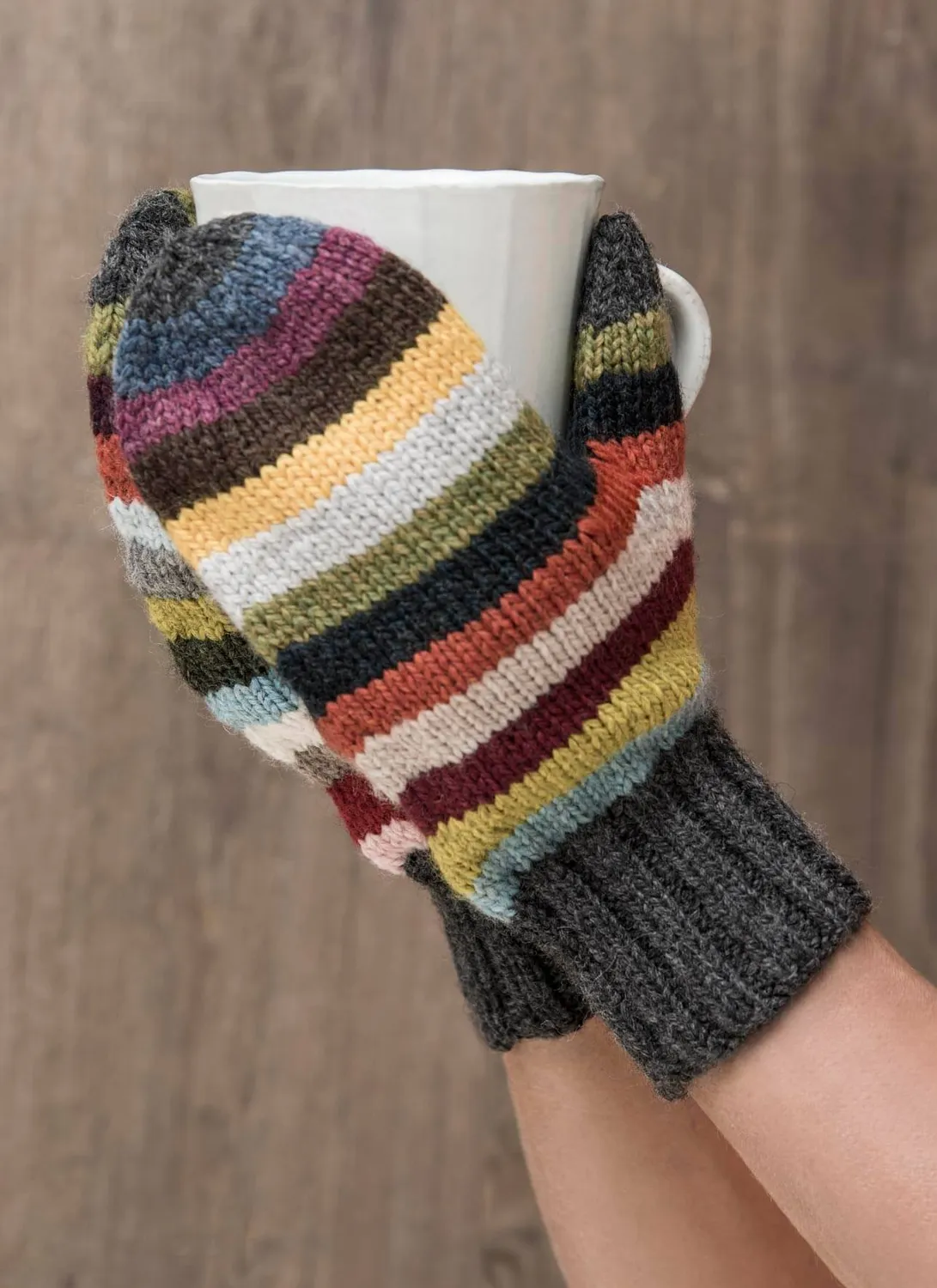Blue Sky Fibers 21 Color Mitts Kit Strickkit 22 Stränge Bunt