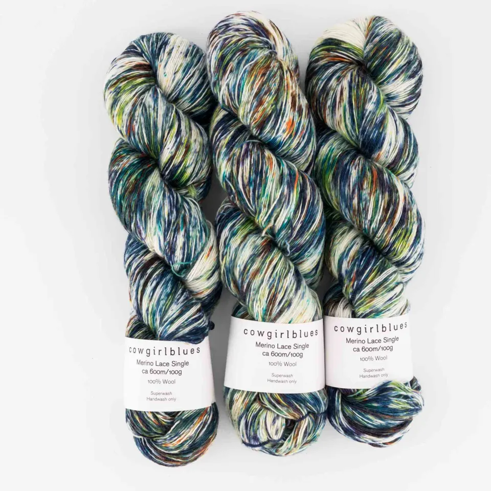 Cowgirlblues Merino Lace 9 to 5 Lacewolle multicolor