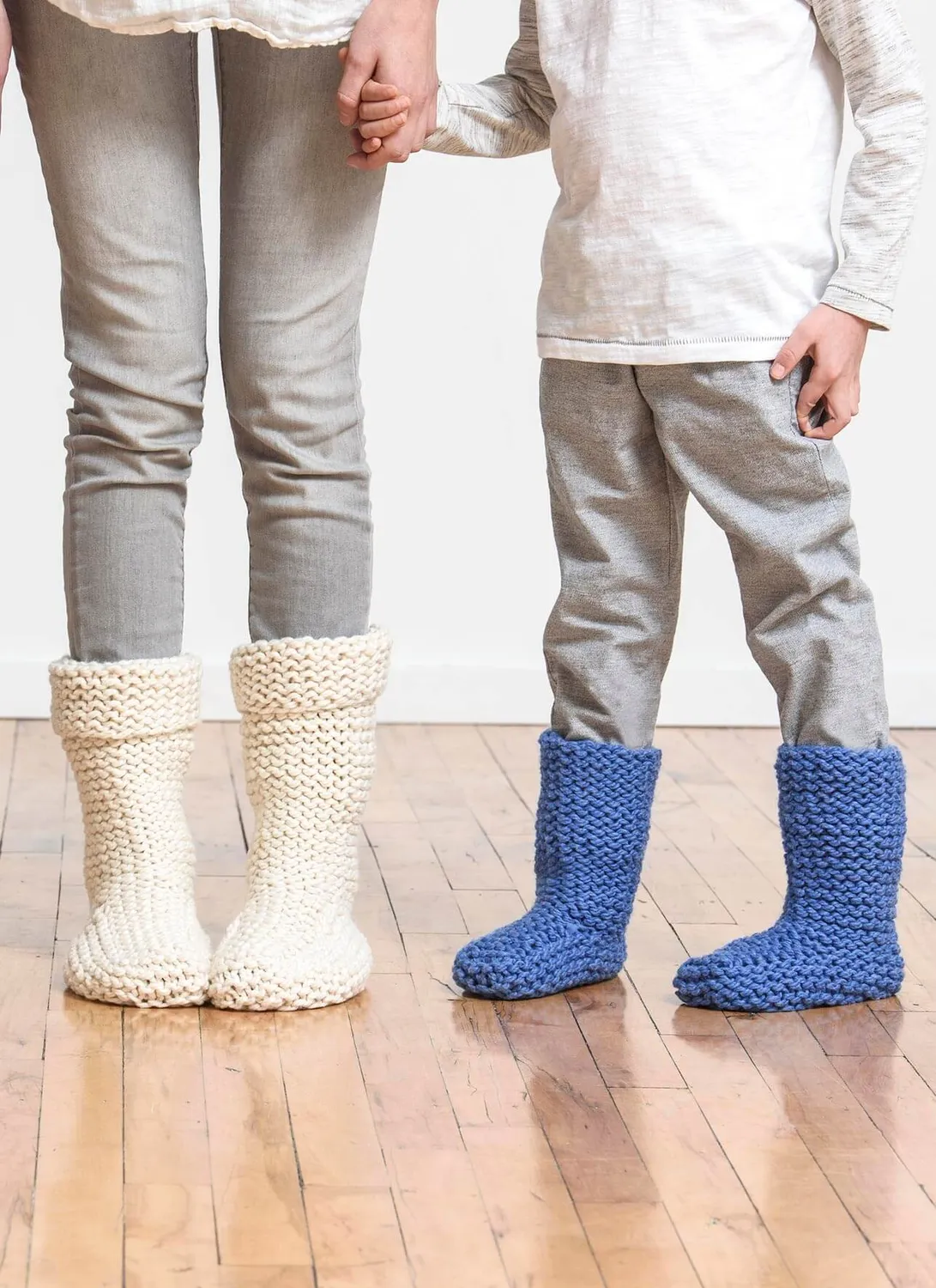 Blue Sky Fibers Classic Sunday Morning Slippers Strickanleitung
