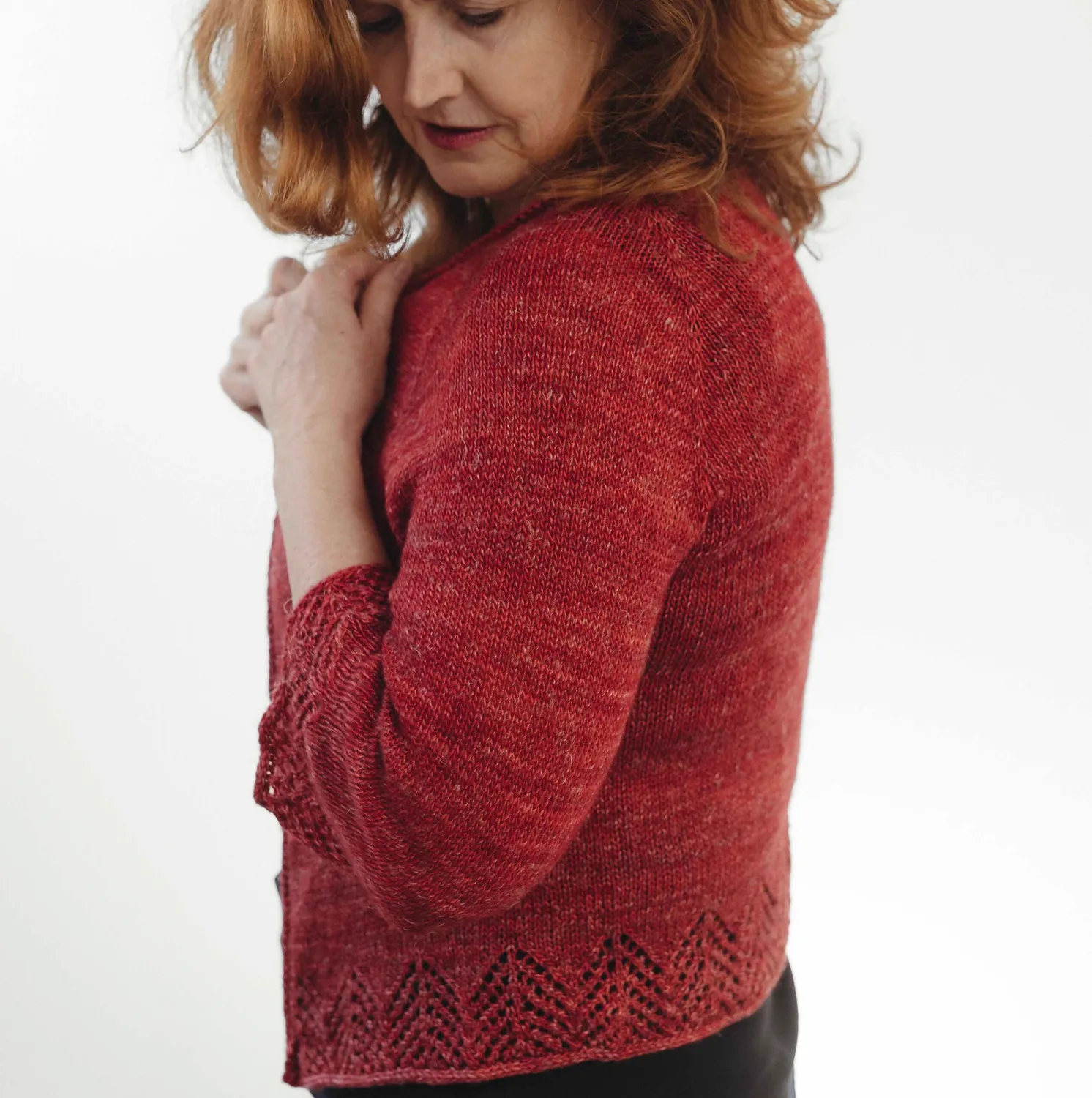 Cowgirlblues Ochre Cardigan Strickset Wolle ocker
