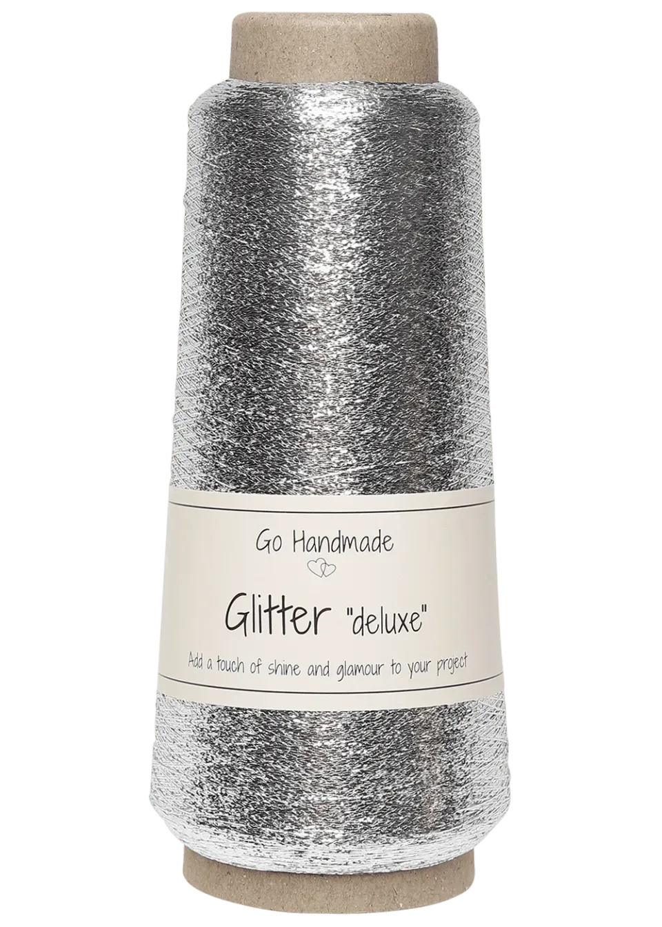 Go Handmade Glitter deluxe Garn 100 g Polyester Glitzer