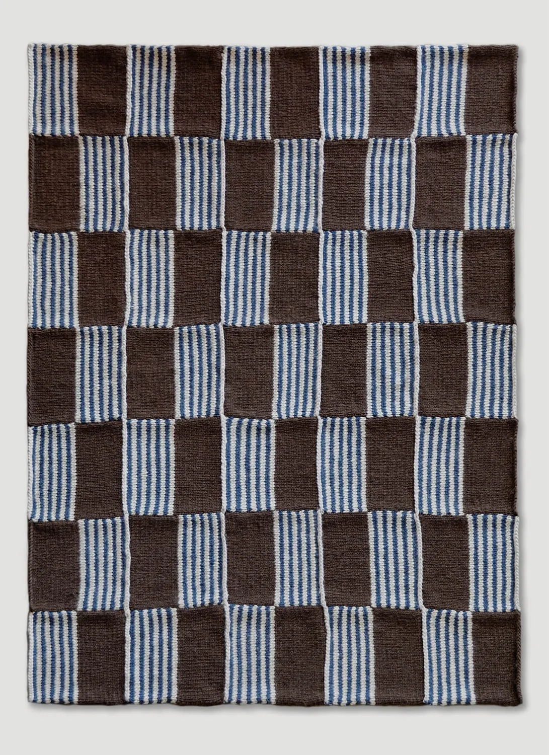 Blue Sky Fibers Colorplay Rug Strickanleitung Teppich Quadrate Patchwork