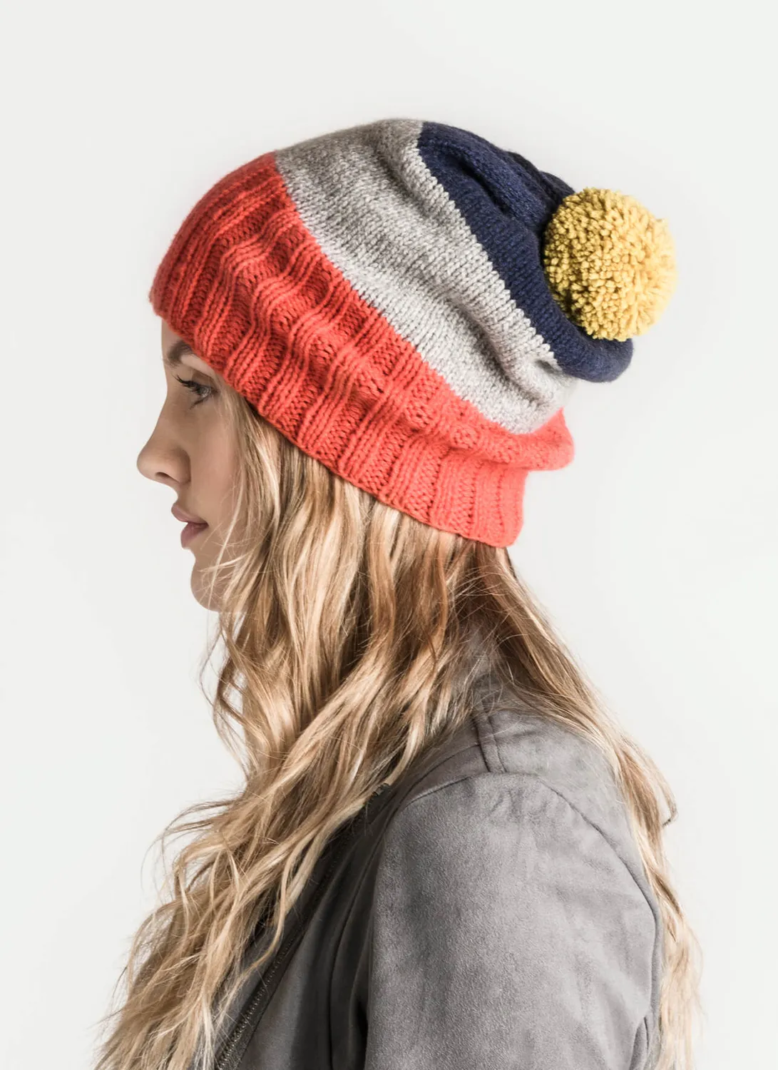 Blue Sky Fibers Skyline Slouch Strickanleitung 2 Mützen