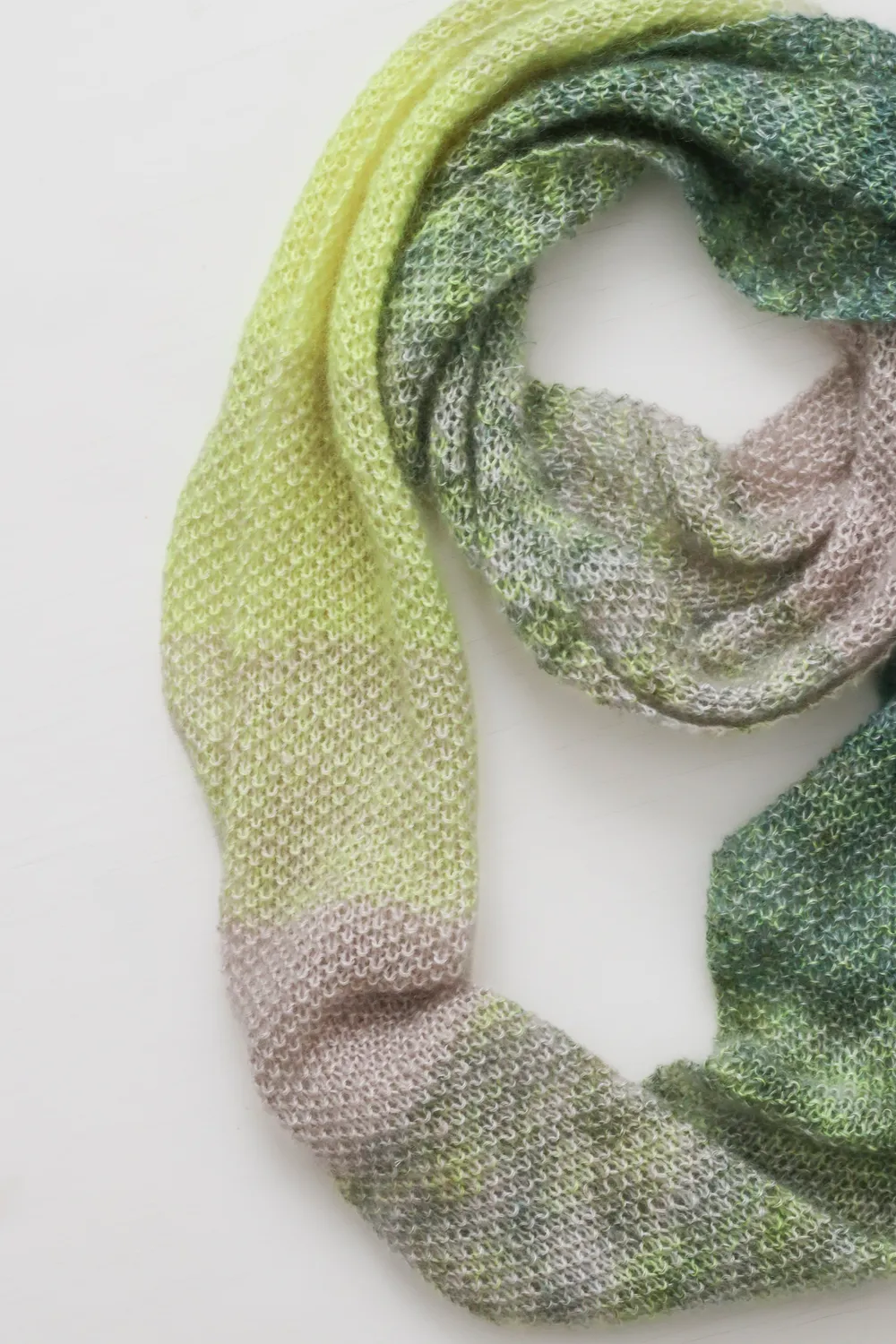 Madelinetosh Gradient Cowl Strickanleitung PDF Mohair