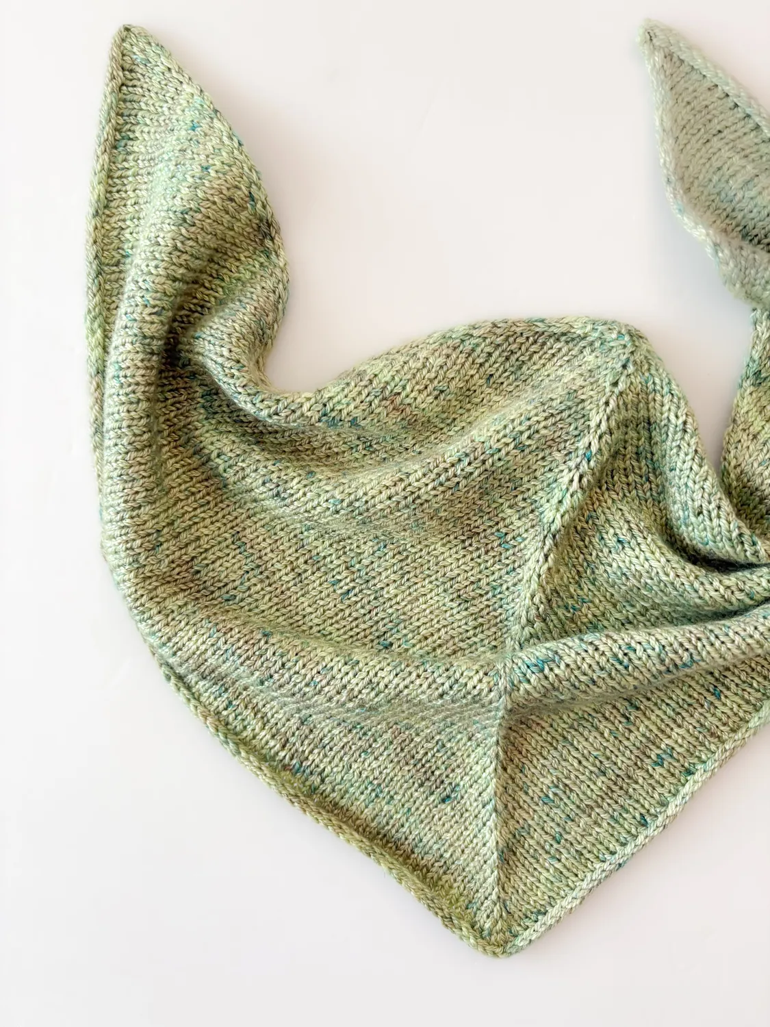 Madelinetosh Sprig Kerchief Strickanleitung PDF Dreieckstuch