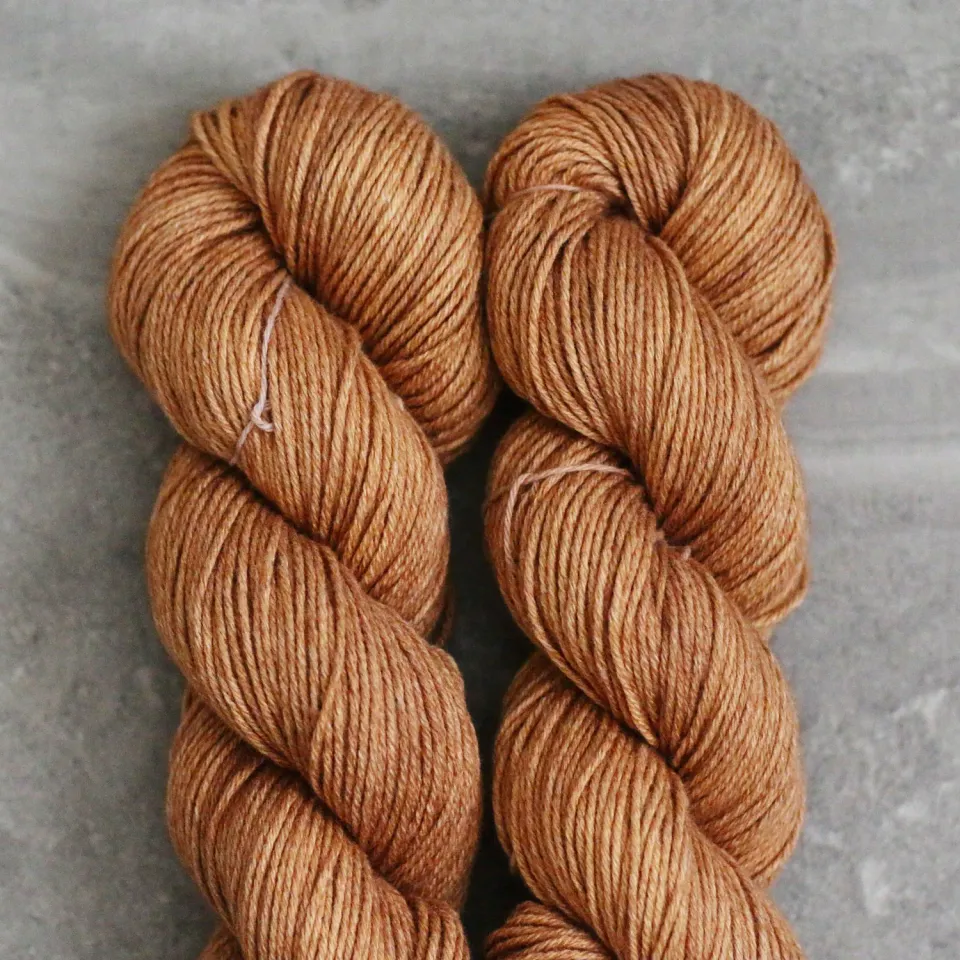 Madelinetosh Wool Cotton Glazed Pecan Wolle DK 200 m