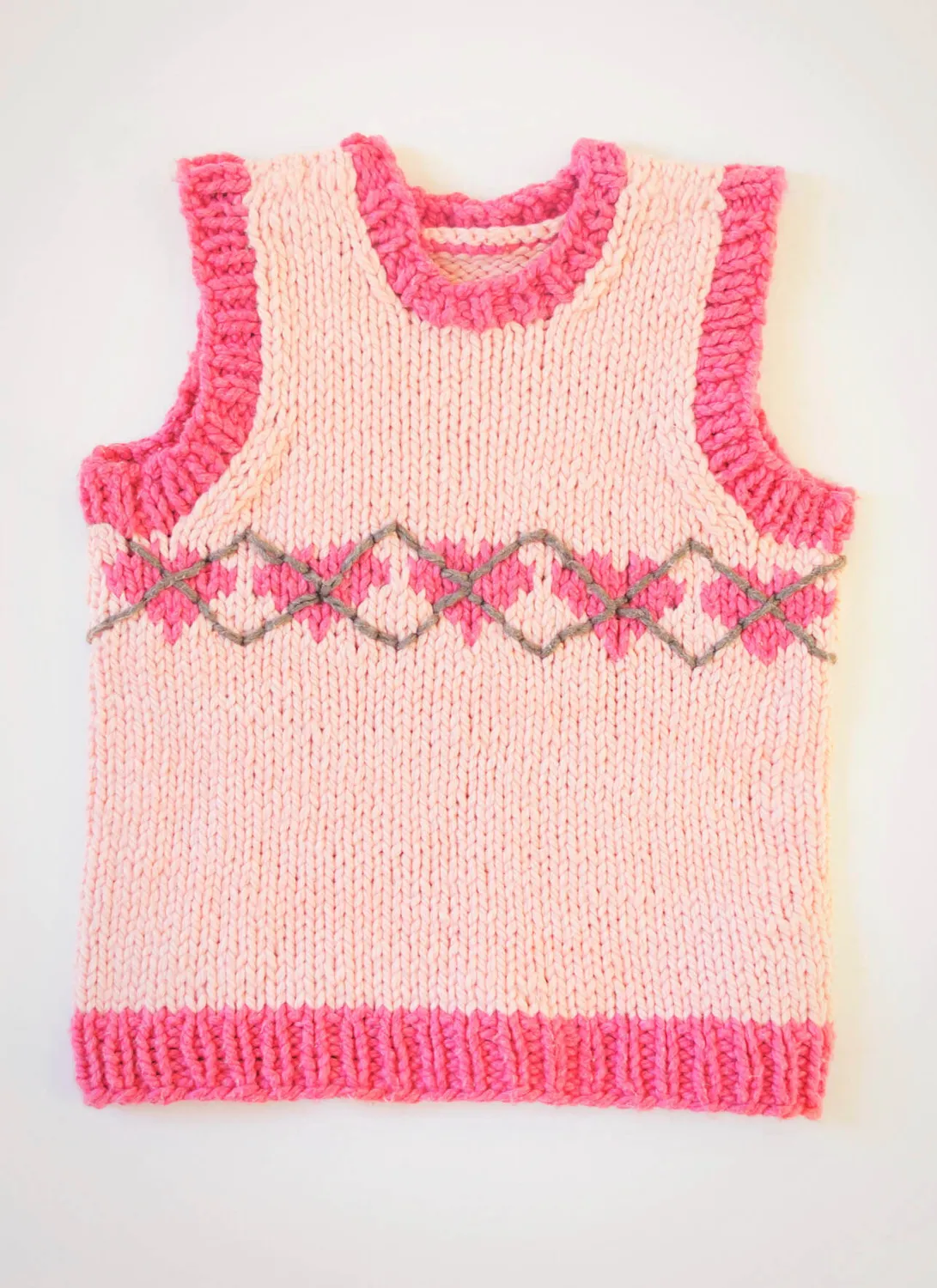 Blue Sky Fibers Classic Heartgyle Vest Strickanleitung Weste