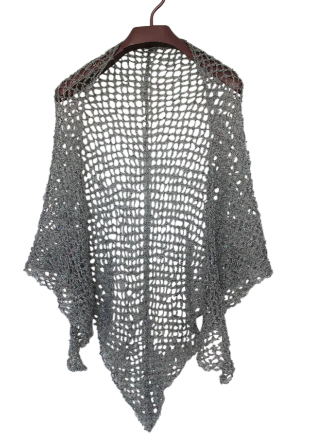 Go Handmade Party deluxe Häkelanleitung Sequins Shawl
