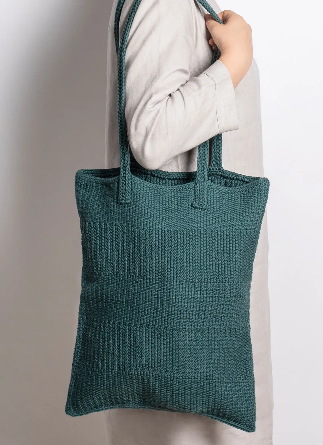 Blue Sky Fibers Classic Series Blooming Prairie Bag Strickanleitung Bio-Baumwolle