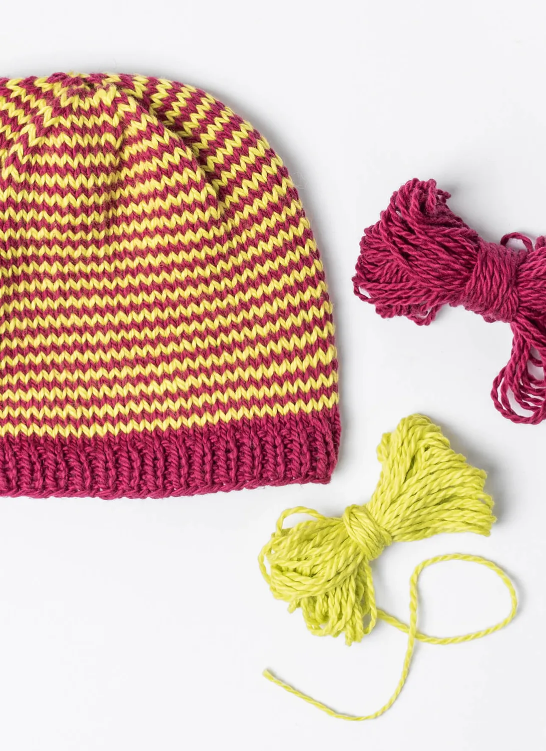 Blue Sky Fibers Stockington Striped Hat Baby Mütze Bio-Baumwolle
