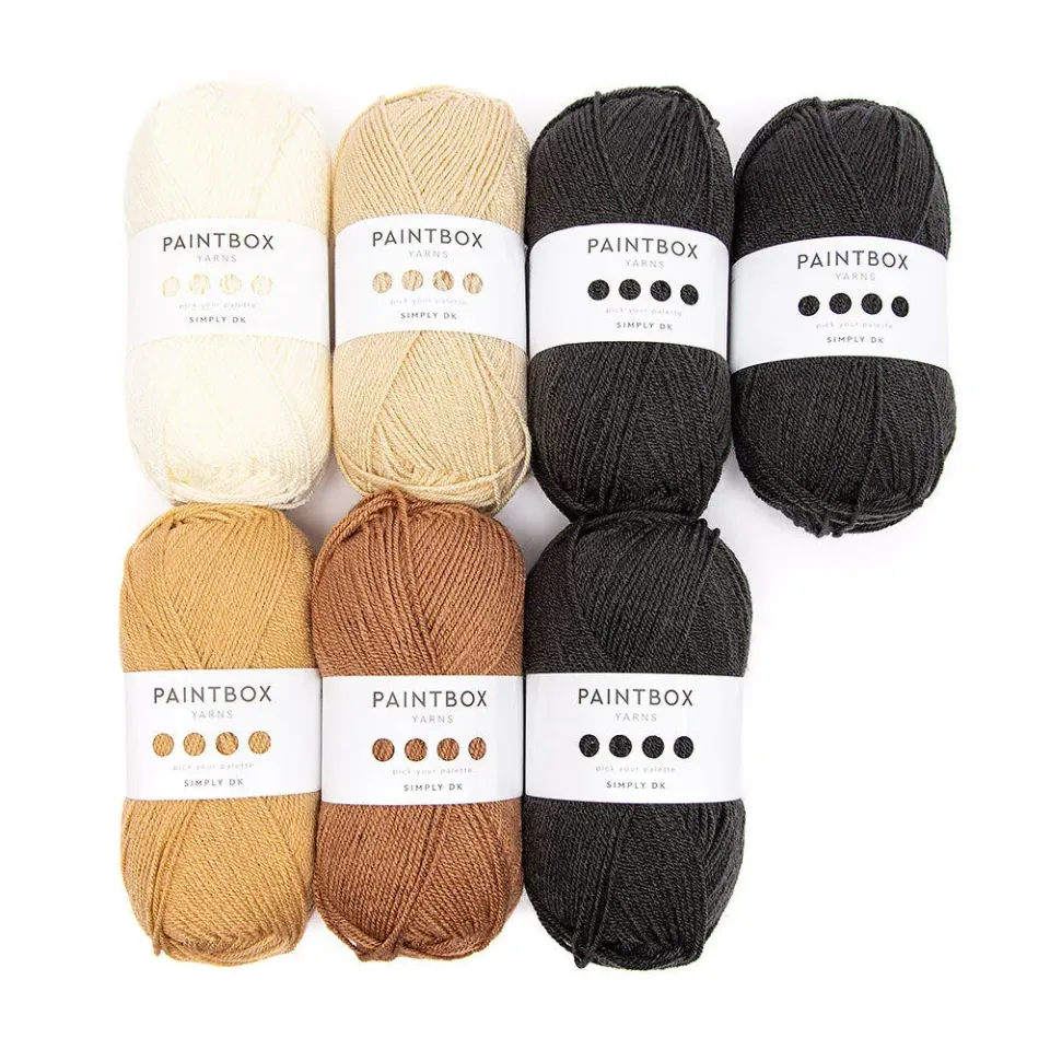 Paintbox Yarns Simply DK Poncho Farbpack Original 7x100g
