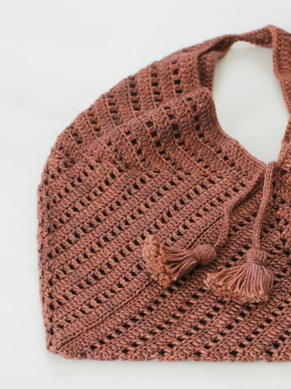 Madelinetosh Trinity Tote DK Häkelanleitung PDF Tasche
