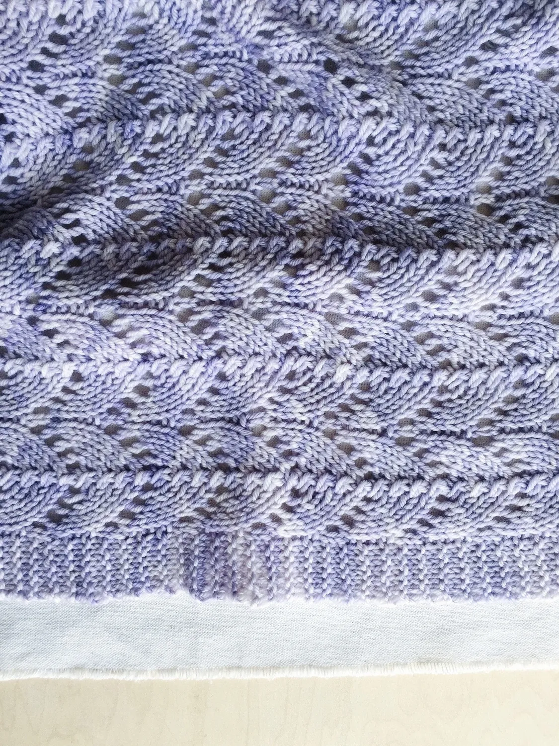 Madelinetosh Heirloom Blanket Strickanleitung PDF Babydecke Lace