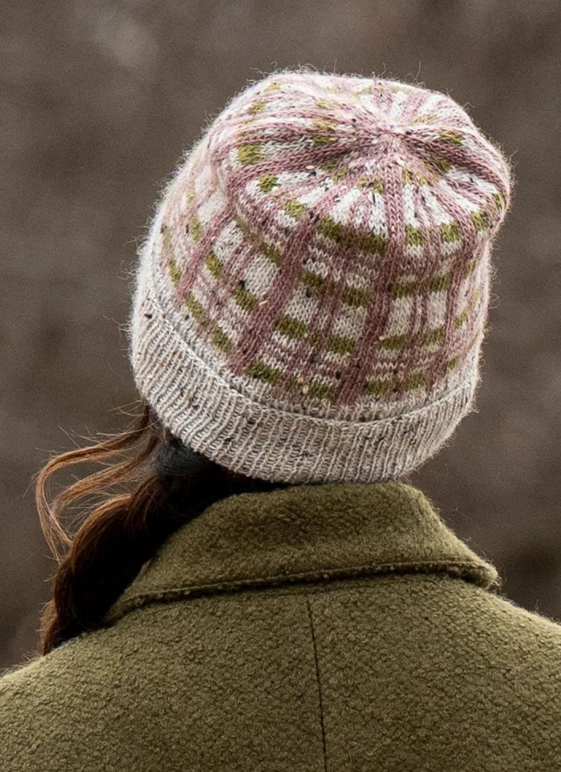 Blue Sky Fibers Classic Highland Plaid Hat Strickmütze 202633