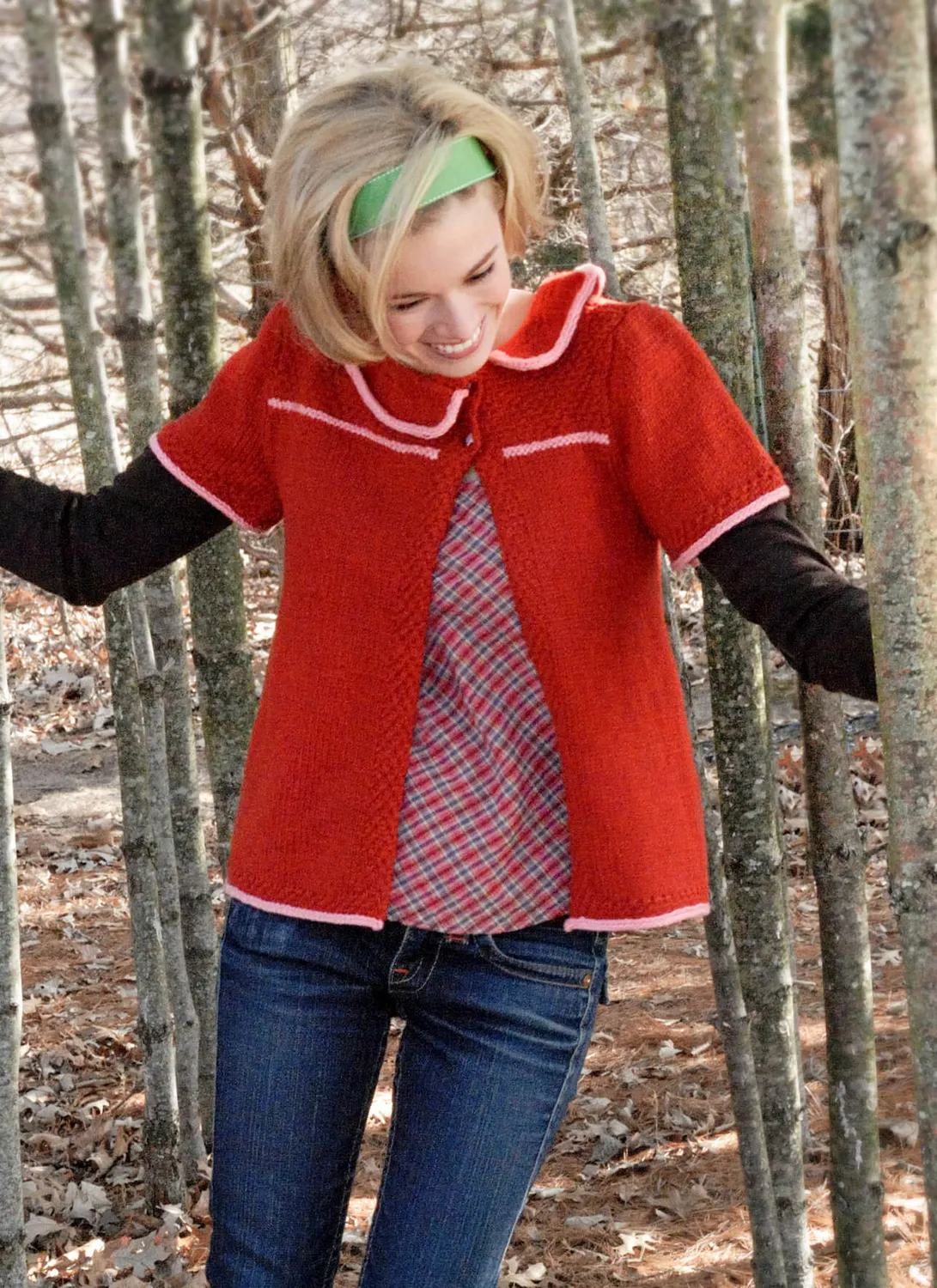 Blue Sky Fibers Classic Candy Stripe Jacket Strickanleitung