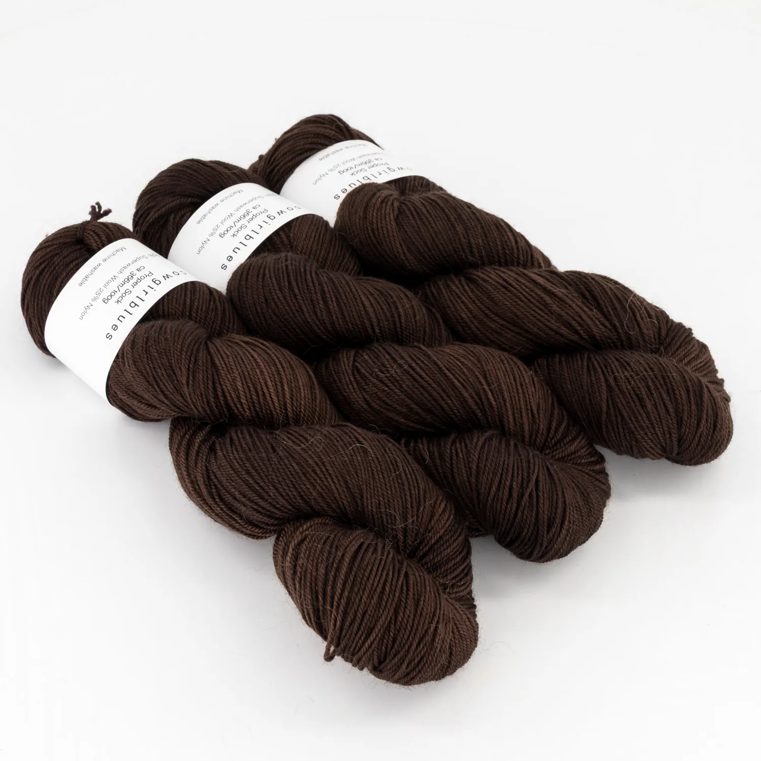 Cowgirlblues Proper Sock Sockenwolle Cacao Braun meliert