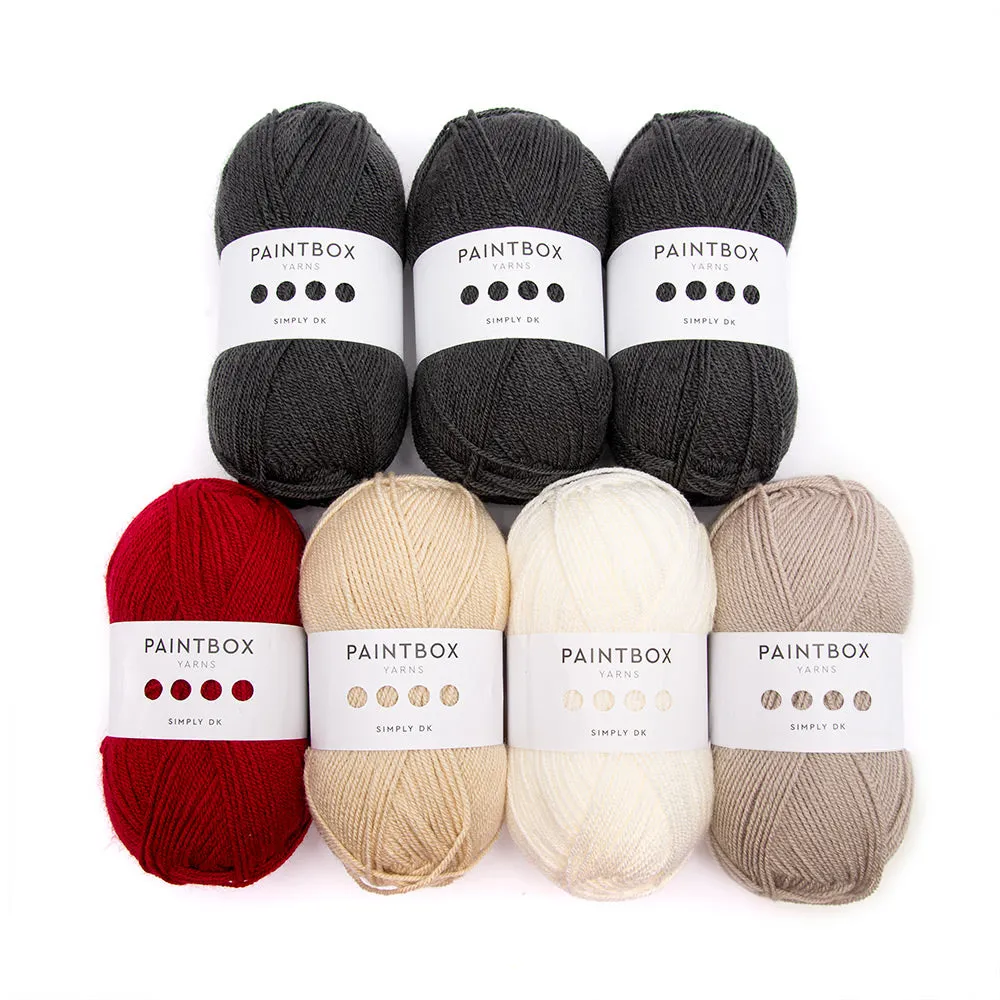 Paintbox Yarns Simply DK Poncho Farbpack Original 7x100g