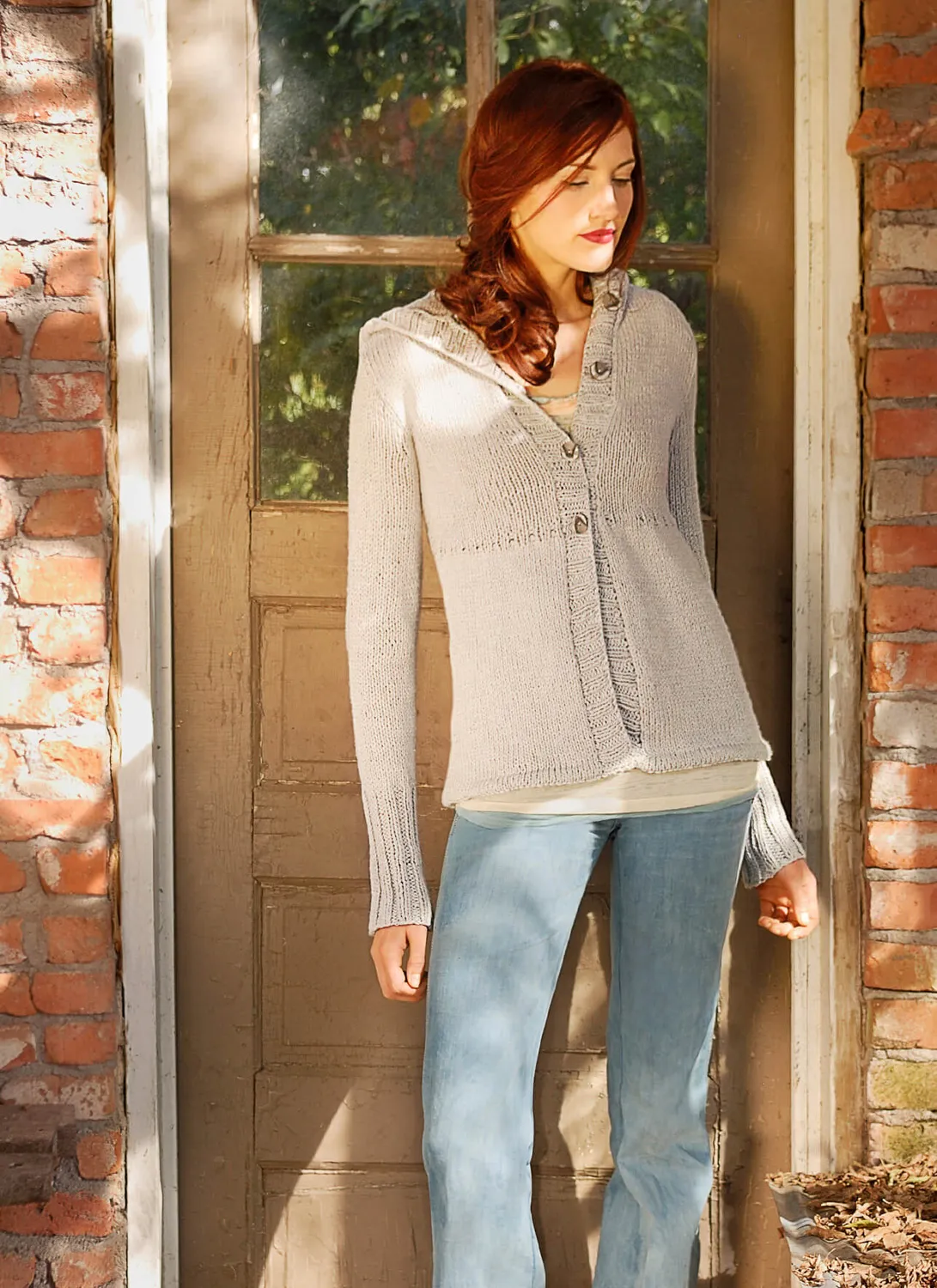 Blue Sky Fibers Classic Everyday Hoodie EH Strickanleitung Kapuze