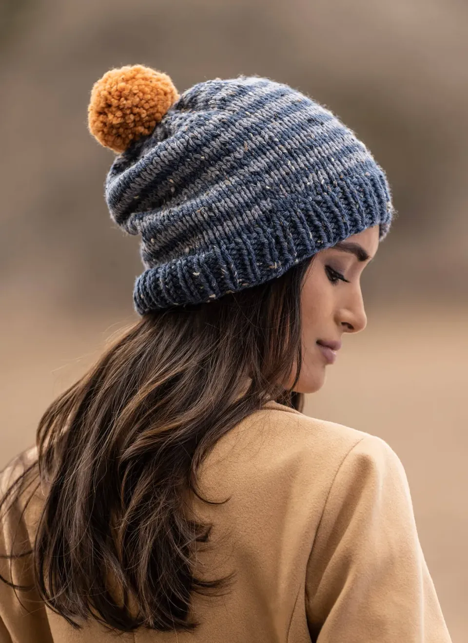 Blue Sky Fibers Classic Series Aspen Slouch Strickanleitung Tweed