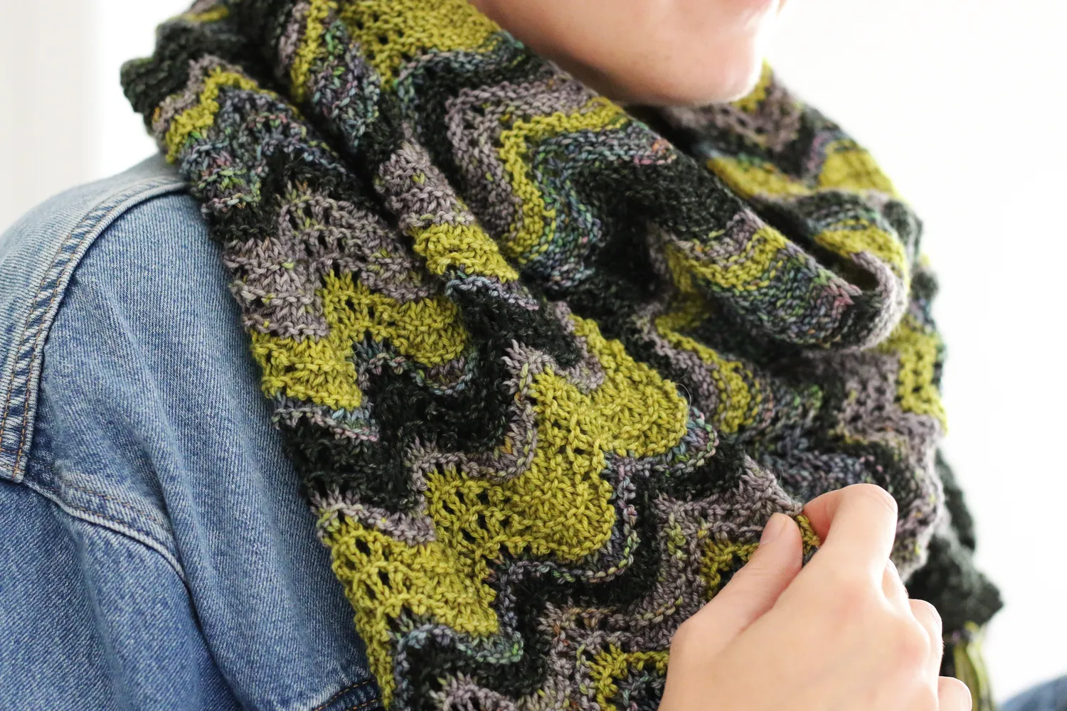 Madelinetosh Defying Gravity Strickanleitung PDF Stola Fächer