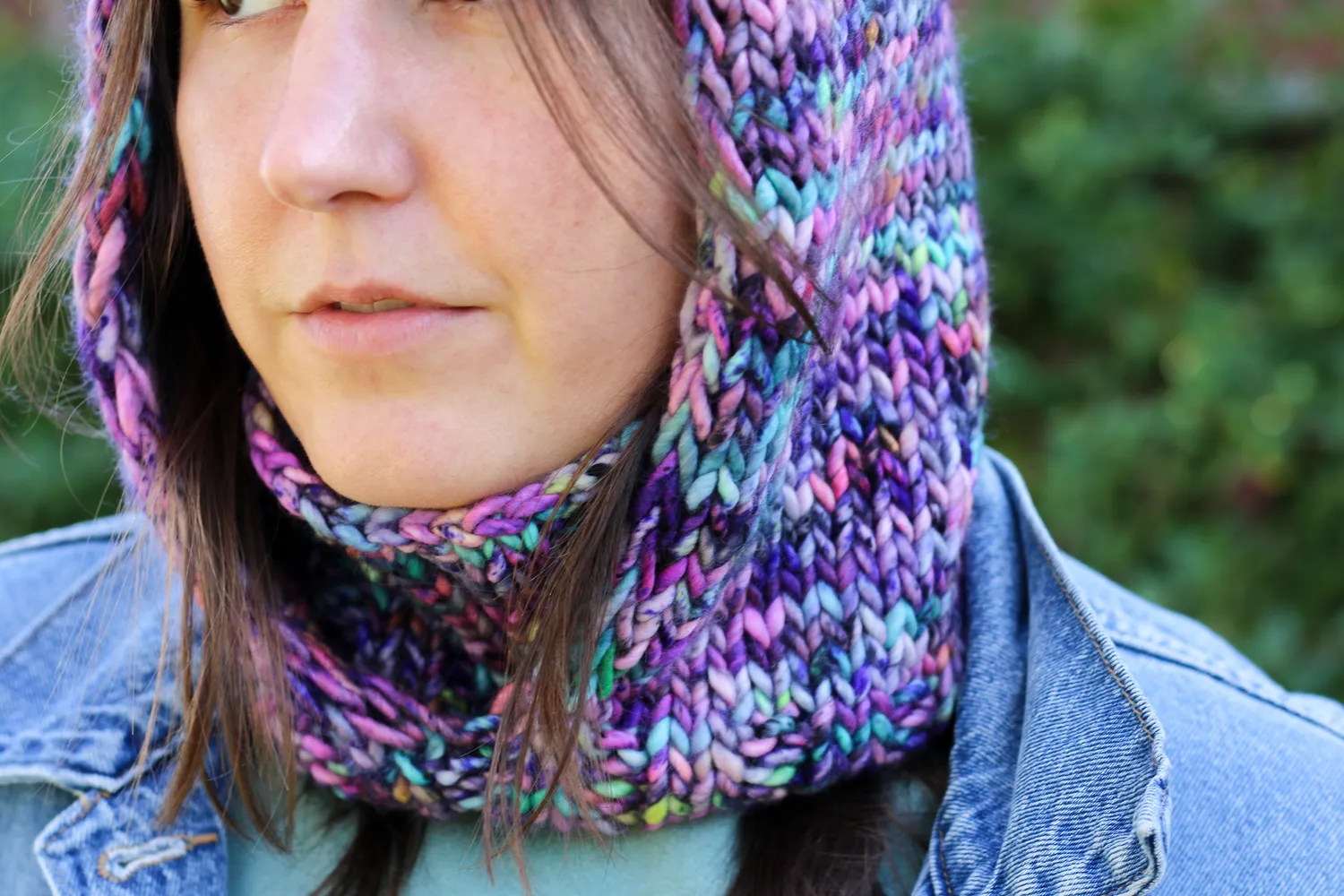 Madelinetosh No Chill Hood Anleitung PDF Super Bulky
