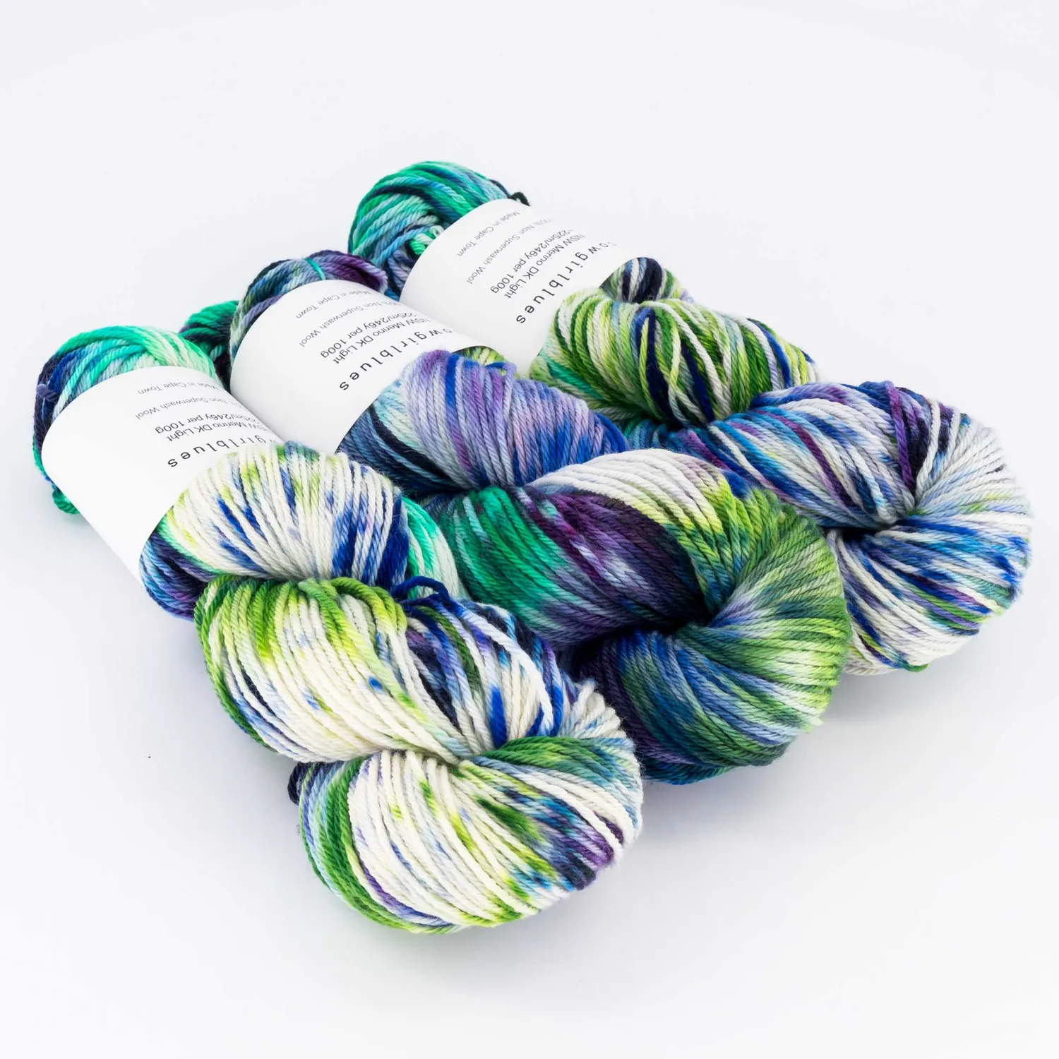 Cowgirlblues NSW Merino DK Say a Little Prayer Wolle 100g blau-grün