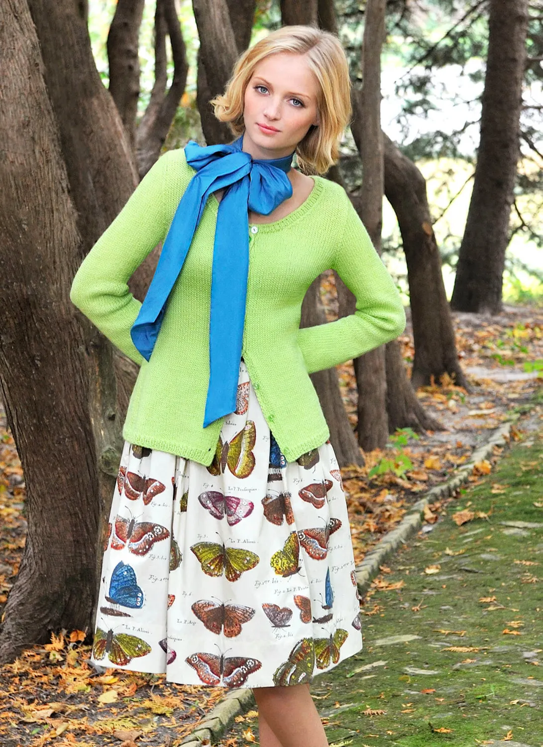 Blue Sky Fibers Classic Primavera Cardigan Strickjacke Anleitung