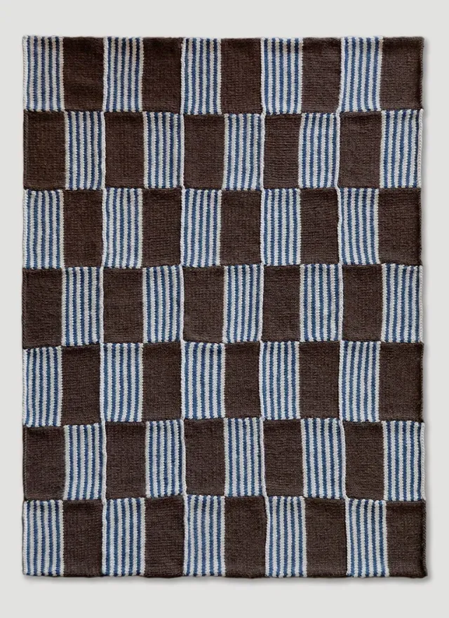 Blue Sky Fibers Colorplay Rug Strickanleitung Teppich Quadrate Patchwork
