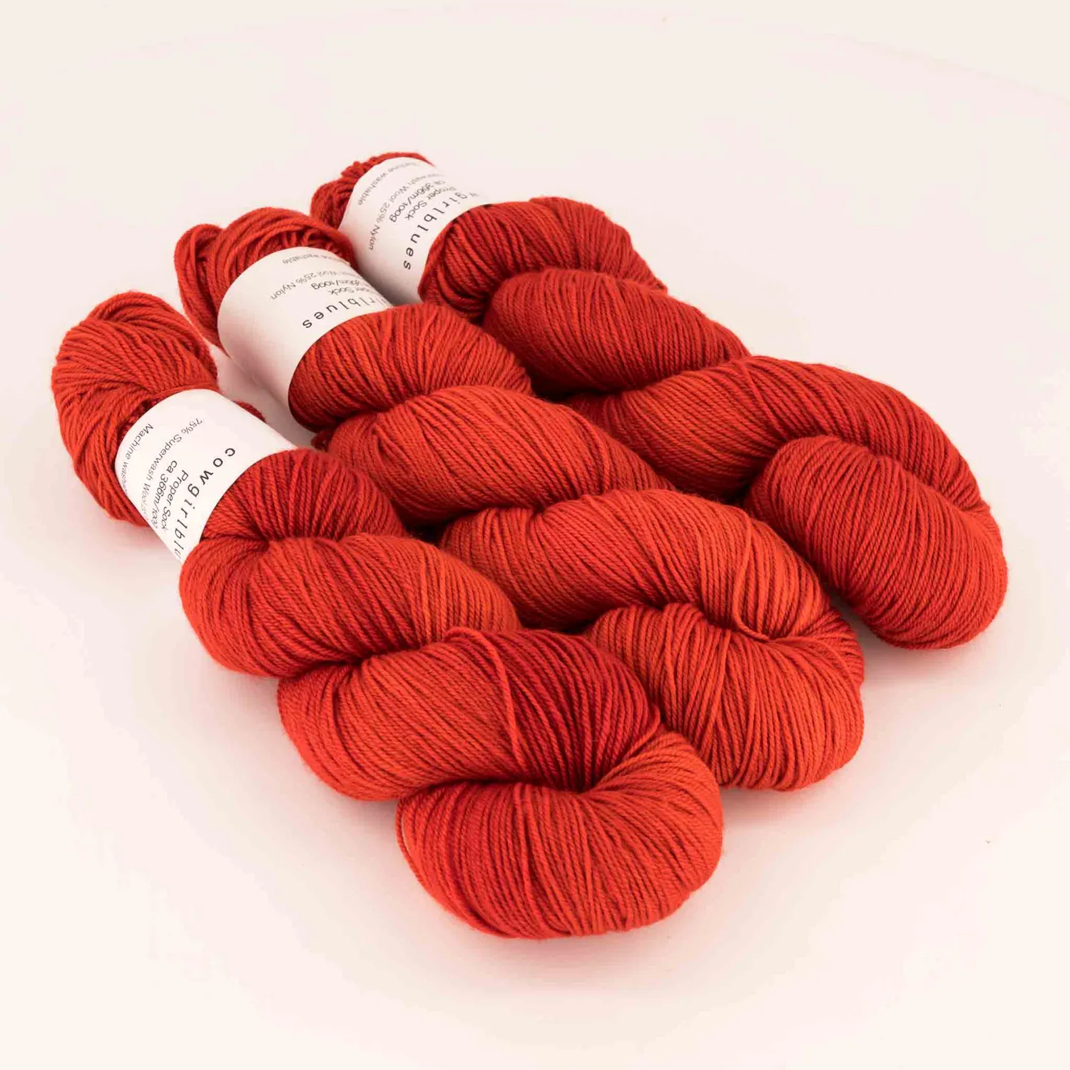 Cowgirlblues Proper Sock Chilli Pepper Sockenwolle rot