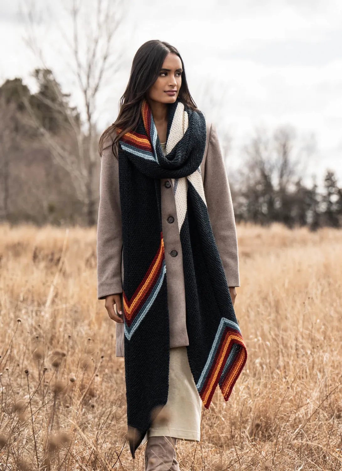 Blue Sky Fibers Classic Marion Wrap Strickanleitung Tuch 202240