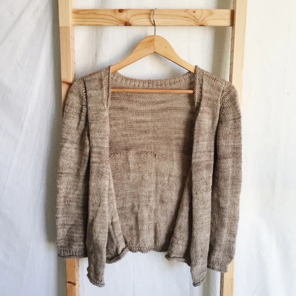 Madelinetosh Hay Cardigan Strickanleitung PDF Fingering