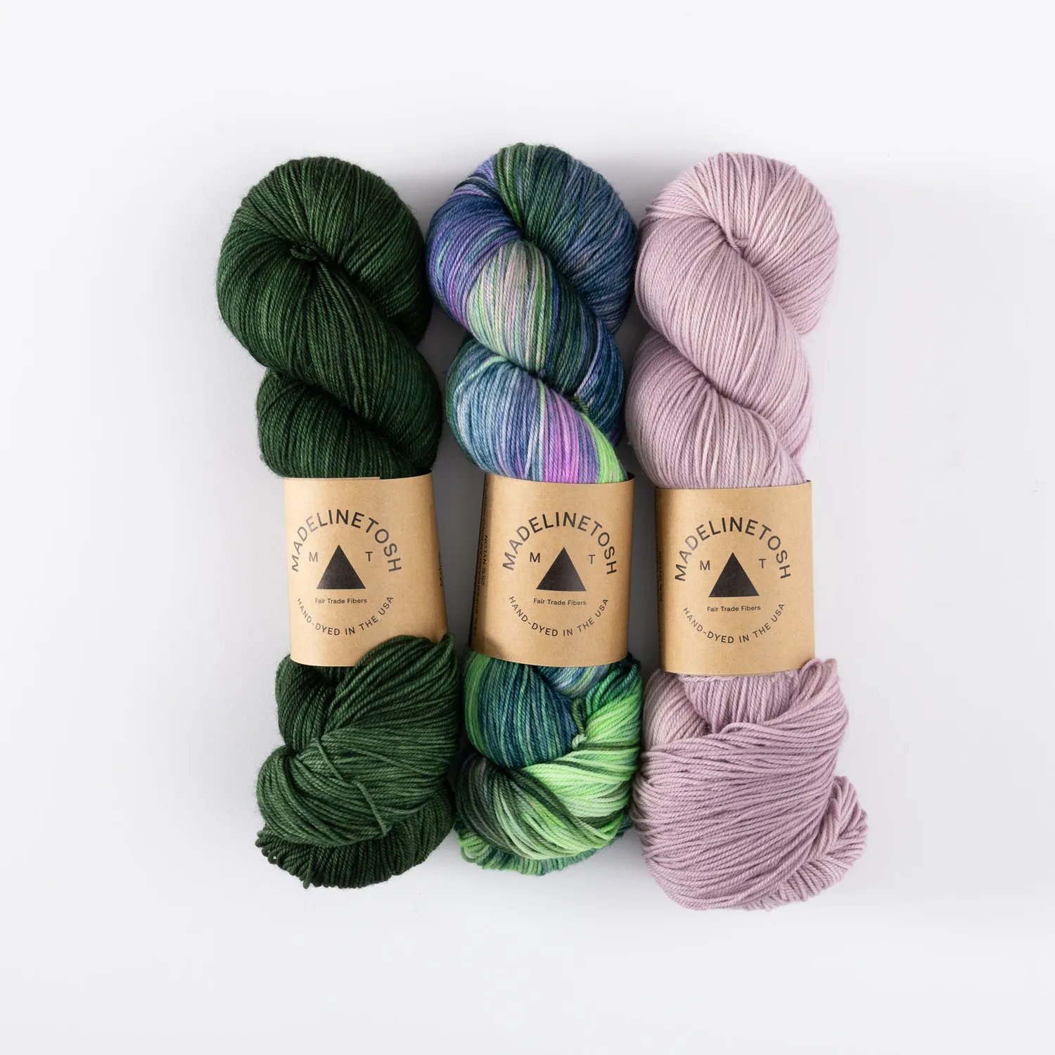 Madelinetosh For Good Zig Zag Shawl Kit Strickset Malmo 3 Stränge