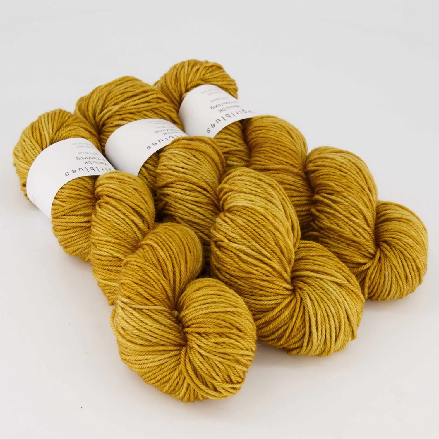 Cowgirlblues Merino DK Mustard Merinowolle senfgelb