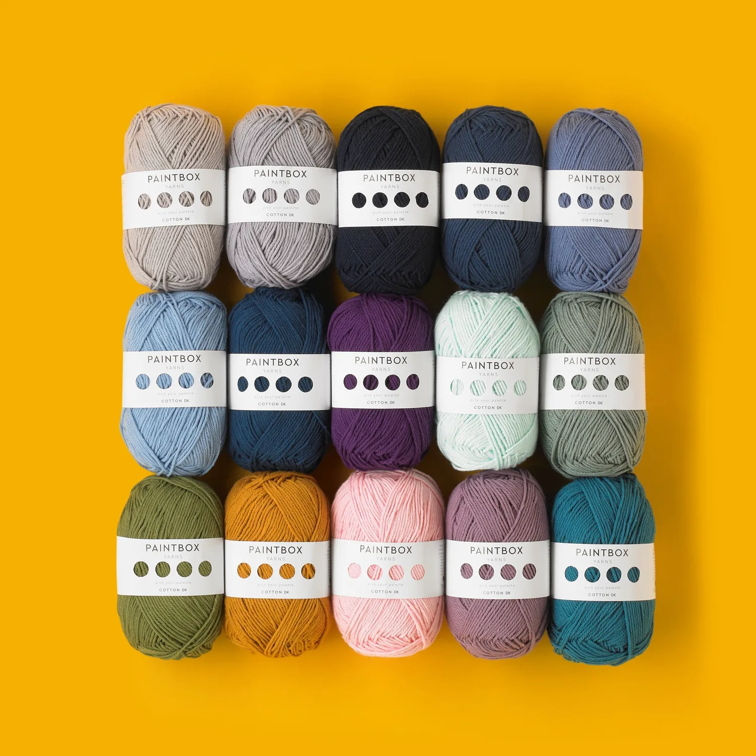 Paintbox Yarns Cotton DK Baumwollgarn Paper White 100% Baumwolle