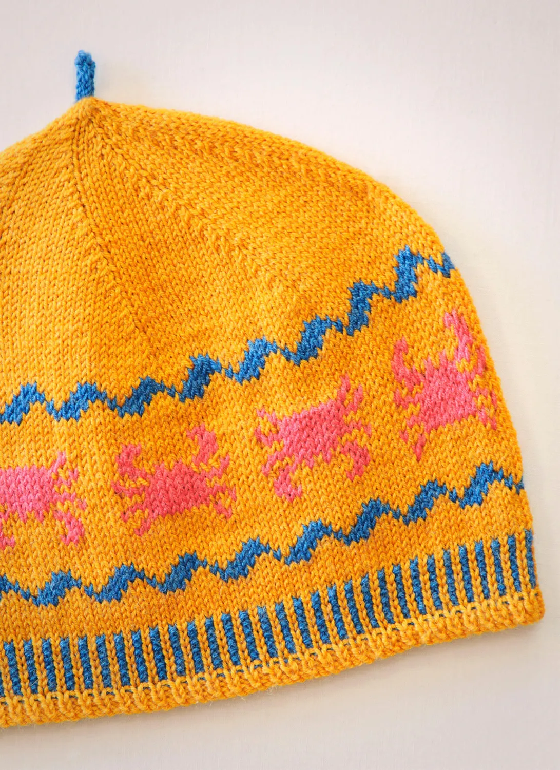 Blue Sky Fibers Classic Crabby Cap Strickanleitung Colorwork