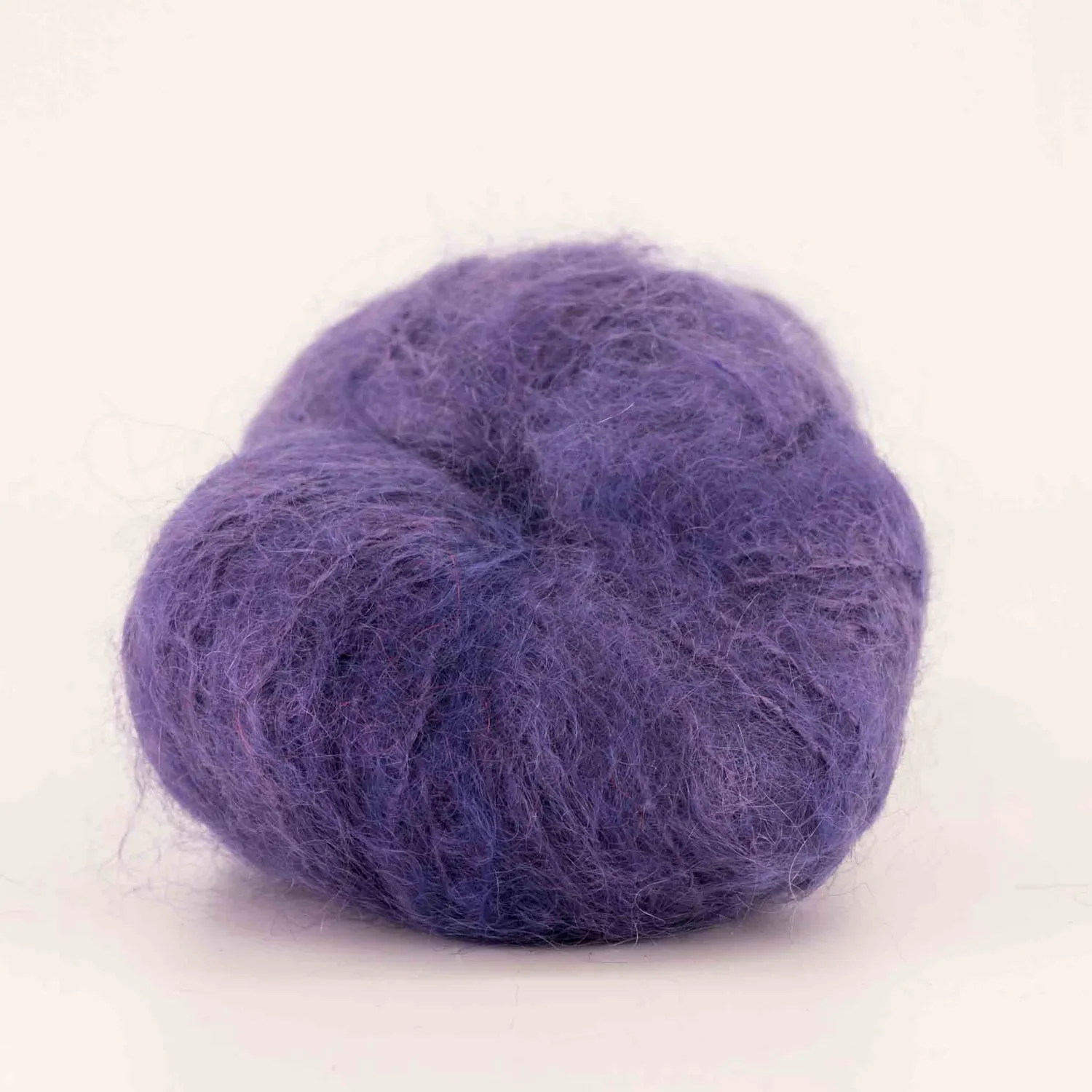 Cowgirlblues Fluffy Aubergine Mohairwolle 50g Flausch
