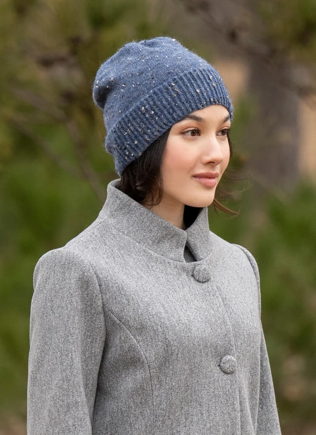 Blue Sky Fibers Timeless Tweed Hat Mütze Anleitung gratis