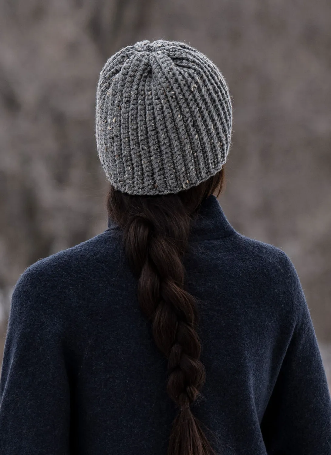 Blue Sky Fibers Chad Hat Häkelanleitung Ripp-Optik Anfänger