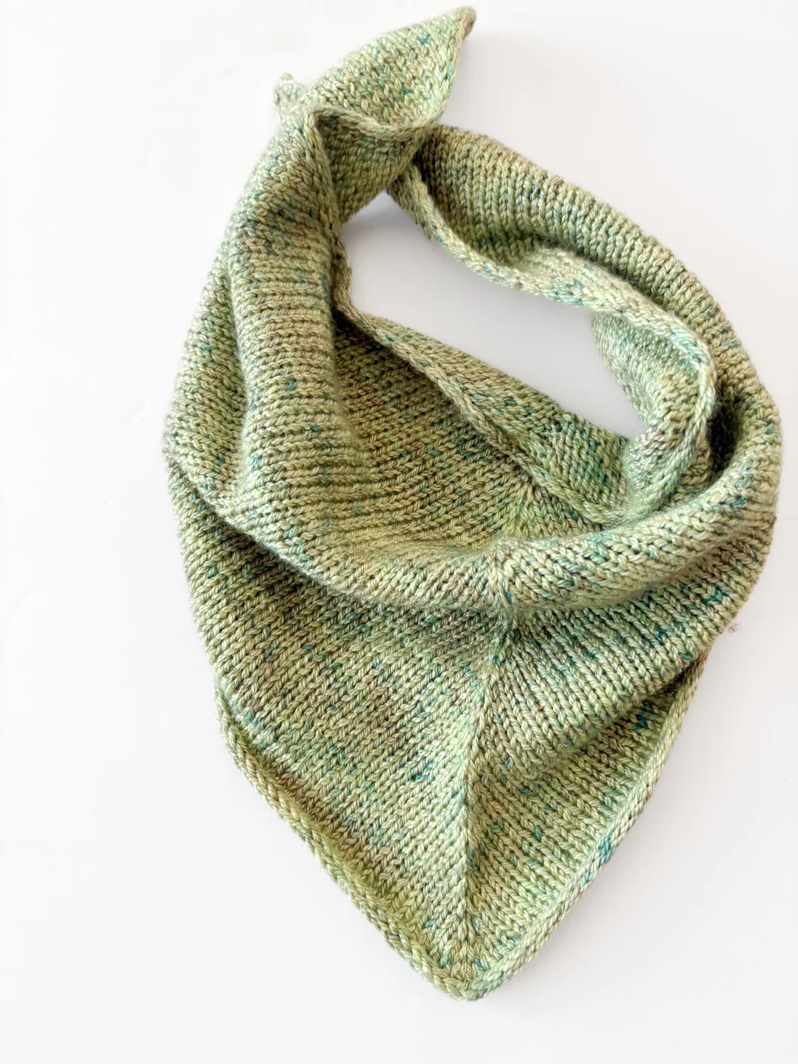 Madelinetosh Sprig Kerchief Strickanleitung PDF Dreieckstuch