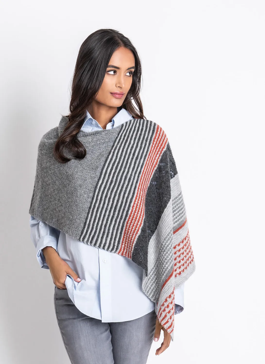 Blue Sky Fibers Classic Series Persimmon Wrap Strickanleitung