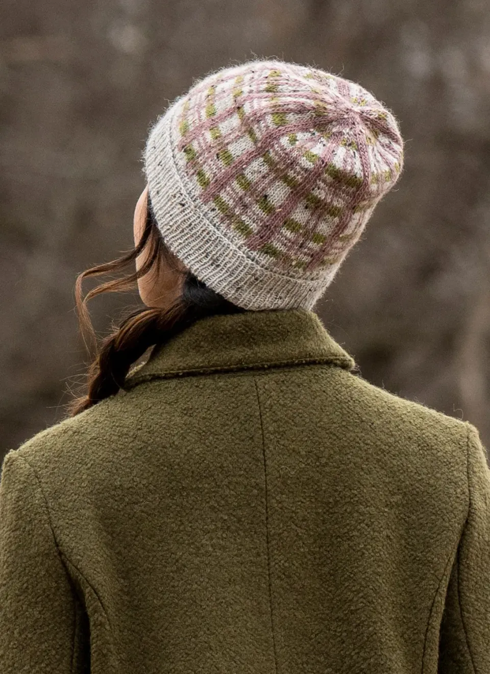Blue Sky Fibers Classic Highland Plaid Hat Strickmütze 202633
