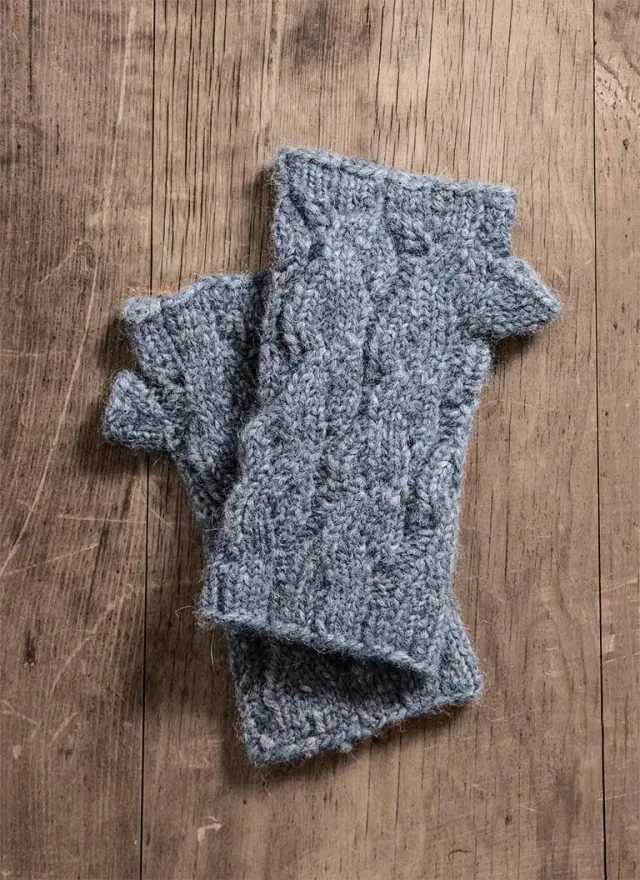 Blue Sky Fibers Classic Series Jive Mitts Strickanleitung Stulpen T8